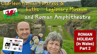 305 Caerleon Castle Roman Fortress and Baths Legionary Museum and Roman Amphitheatre Wales [upl. by Ko]