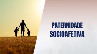 Paternidade socioafetiva [upl. by Emmit69]