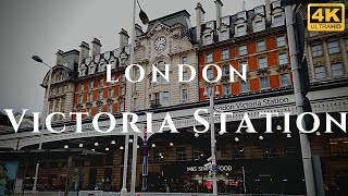 London Victoria Station Walk Through England 4K [upl. by Sussna]