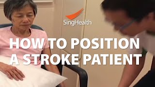 How To Position A Stroke Patient [upl. by Ydennek]