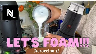 How To Foam Milk With Aeroccino 3 Make Coffee With Foam Tips amp Tricks  Easy Foamed Latte Recipe [upl. by Bethany888]